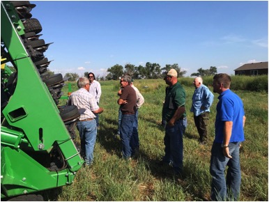 Southern Colorado producers on a soil health tour in South Dakota at Cronin Farm