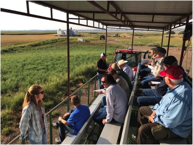 Southern Colorado producers on a soil health tour in South Dakota at Dakota Lakes